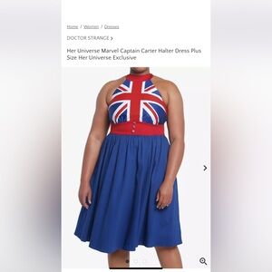 Her Universe Captain Carter Dress NWT
